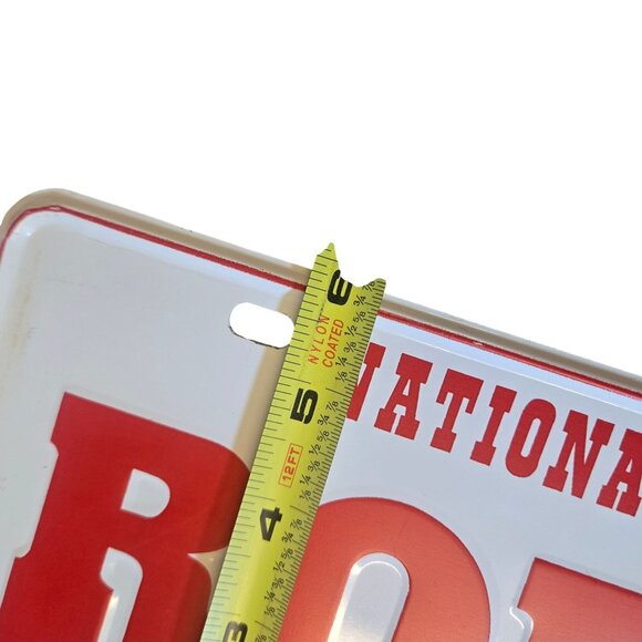 National Finals Rodeo License Plate Hesston 1977 NFR Cowboy Collectible Embossed - Picture 9 of 16